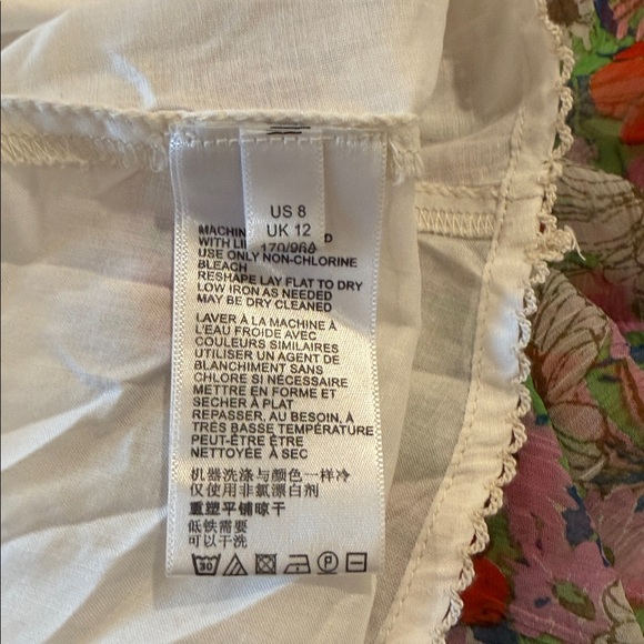 Anthropologie Multicolor Floral Halter Maxi Dress with Waist Sash - Picture 12 of 13